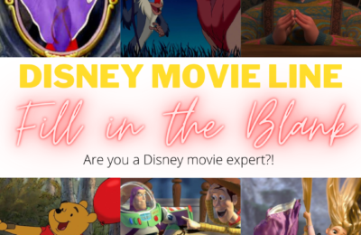 Test your Disney Movie Line Knowledge HERE!!
